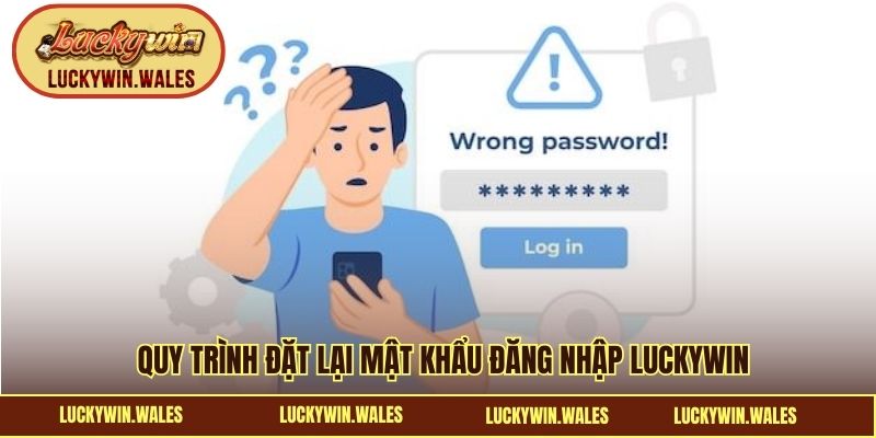 Quy trình đặt lại mật khẩu đăng nhập LUCKYWIN