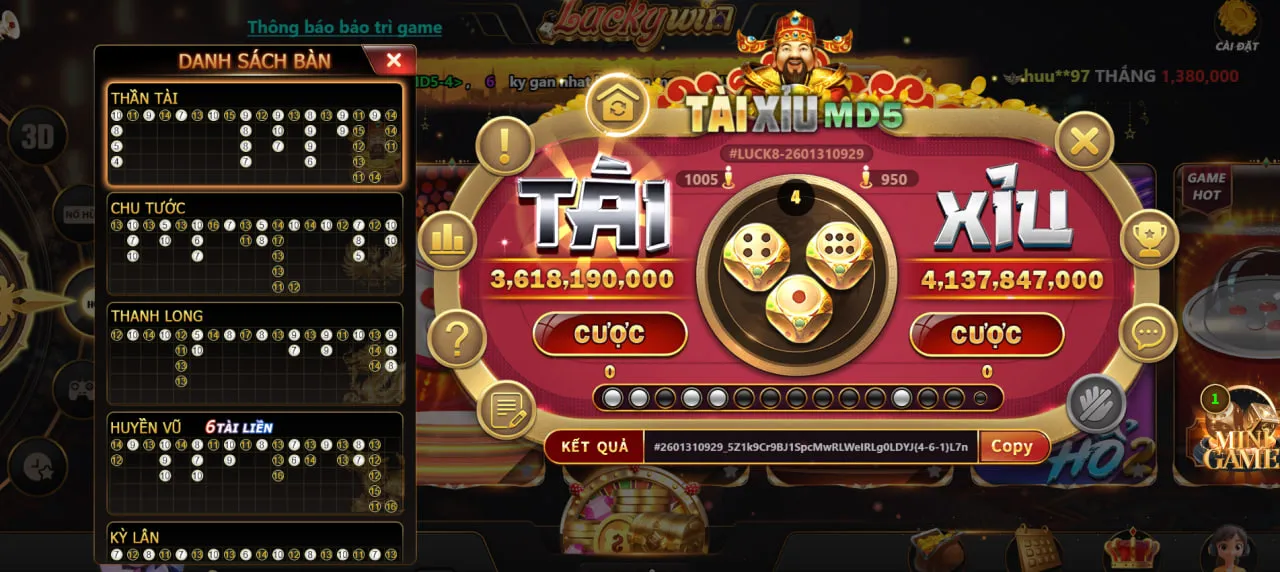 Thuật ngữ Luckywin